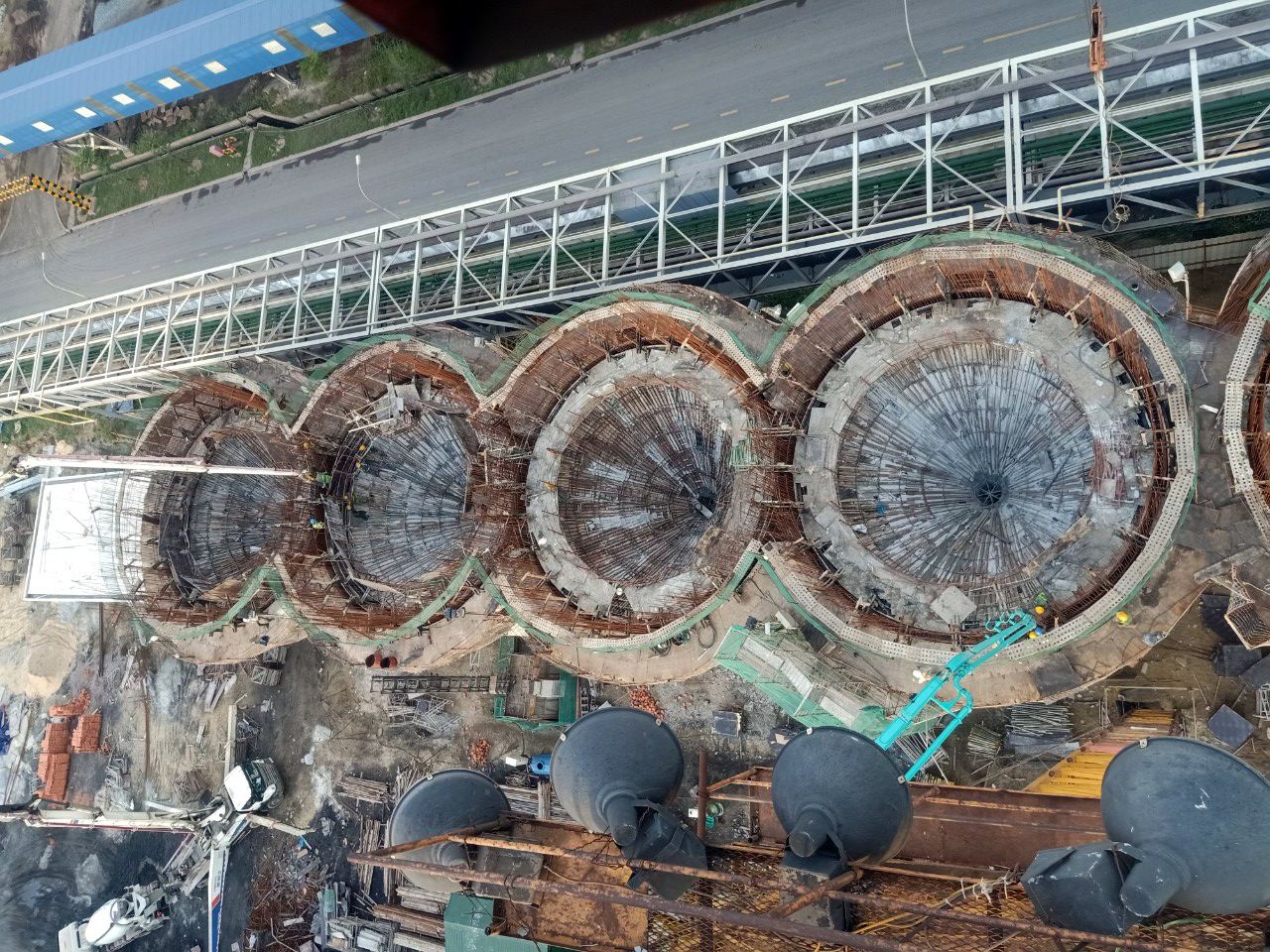 Cập nhật tiến độ Gói thầu Mở rộng Cụm lò Cốc số 5 - Nhà máy Thép Hòa ...