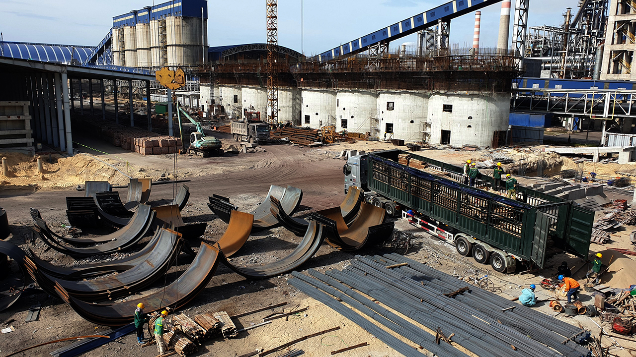 Cập nhật tiến độ Gói thầu Mở rộng Cụm lò Cốc số 5 - Nhà máy Thép Hòa ...